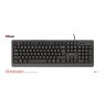Trust Primo keyboard USB QWERTY US English Black