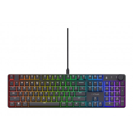 Trust GXT 866 TORIX keyboard USB QWERTY US International Black