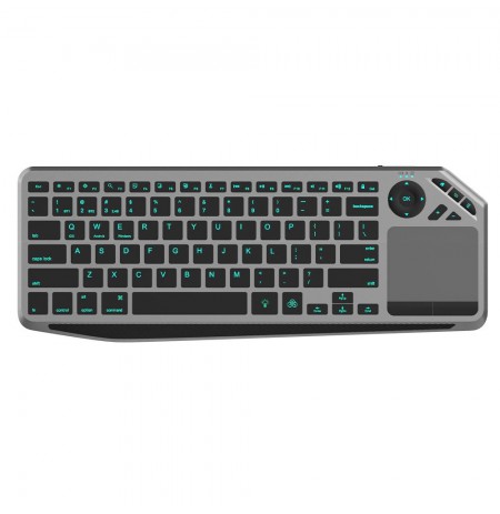 Techly ICTB9801TB keyboard RF Wireless + Bluetooth QWERTY US English Black