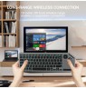 Techly ICTB9801TB keyboard RF Wireless + Bluetooth QWERTY US English Black
