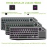 Techly ICTB9801TB keyboard RF Wireless + Bluetooth QWERTY US English Black