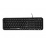 Keyboard IBOX PULSAR IKS620 (USB 2.0, (US), black color
