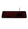 Keyboard IBOX PULSAR IKS620 (USB 2.0, (US), black color