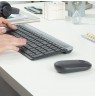 Logitech Slim Wireless Combo MK470 keyboard RF Wireless QWERTY US International Graphite