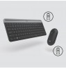Logitech Slim Wireless Combo MK470 keyboard RF Wireless QWERTY US International Graphite