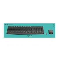 Logitech | MK235 | Keyboard and Mouse Set | Wireless | Mouse included | Batteries included | US | Black