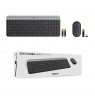 Logitech Slim Wireless Combo MK470 keyboard RF Wireless QWERTY US International Graphite