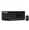 Logitech | MK345 | Keyboard and Mouse Set | Wireless | Mouse included | Batteries included | US | Black | USB | Wireless connect