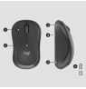Logitech MK295 Silent Wireless Combo keyboard USB QWERTY English Graphite