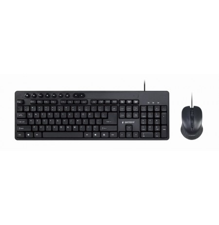 Gembird KBS-UM-04 Multimedia desktop set, black, US-Layout