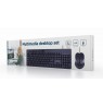 Gembird KBS-UM-04 Multimedia desktop set, black, US-Layout