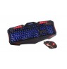 Keyboard + mouse Set membrane Esperanza EGK3000 (USB 2.0, black color, Optical)