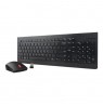 Lenovo 4X30M39504 keyboard Mouse included Universal Nordic Black