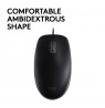 Mouse Logitech 910-005508 (Optical, 1000 DPI, black color)