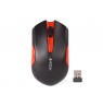 Pelė A4TECH V-TRACK G3-200N-1 Black+Red WRLS