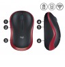 Mouse Logitech M185 910-002240 (Optical, 1000 DPI, red color