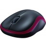 Mouse Logitech M185 910-002240 (Optical, 1000 DPI, red color