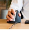 R-Go Mouse HE ergonomic right USB medium black retail