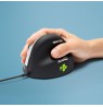 R-Go Mouse HE ergonomic right USB medium black retail