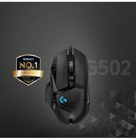 Mouse Logitech G502 Hero 910-005469 (Optical, 16000 DPI, black color
