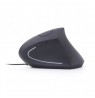 Mouse GEMBIRD MUS-ERGO-01 (Optical, 3200 DPI, black color
