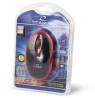 Mouse computer TITANUM VULTURE TM116R (Optical, 1000 DPI, black color, red color)