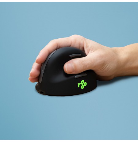 R-Go Mouse HE ergonomic right-hand Bluetooth black/silver retail