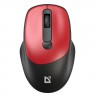 MOUSE DEFENDER FEAM MM-296 RF SILENT RED