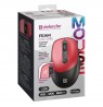 MOUSE DEFENDER FEAM MM-296 RF SILENT RED