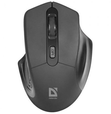 OPTICAL MOUSE DEFENDER DATUM MB-345 RF BLACK 1600DPI 4P