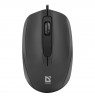 MOUSE DEFENDER ALPHA MB-507 OPTICAL 1000dpi 3P BLACK SILENT CLICK