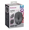 MOUSE DEFENDER ALPHA MB-507 OPTICAL 1000dpi 3P BLACK SILENT CLICK
