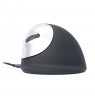 R-Go Tools Ergonomic mouse R-Go HE Break with break software, medium (hand size 165-185 mm), left-handed, Wired, black