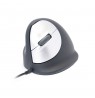 R-Go Tools Ergonomic mouse R-Go HE Break with break software, medium (hand size 165-185 mm), left-handed, Wired, black