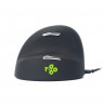 R-Go Tools Ergonomic mouse R-Go HE Break with break software, medium (hand size 165-185 mm), left-handed, Wired, black