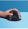 R-Go Tools Ergonomic mouse R-Go HE Break with break software, large (hand size ? 185 mm), left-handed, Bluetooth, black
