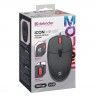 MOUSE DEFENDER ICON MB-057 OPTICAL 1000dpi 3P BLACK SILENT CLICK