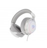 GENESIS NEON 764 RGB OVER-EAR HEADPHONES WITH MICROPHONE BACKLIGHT WHITE USB