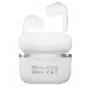 AUDICTUS DOPAMINE TWS ANC WIRELESS IN-EAR HEADPHONES WITH MICROPHONE AND HOLDER WHITE