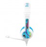 Children's headphones 3+ 85dB with microphone School+ blue