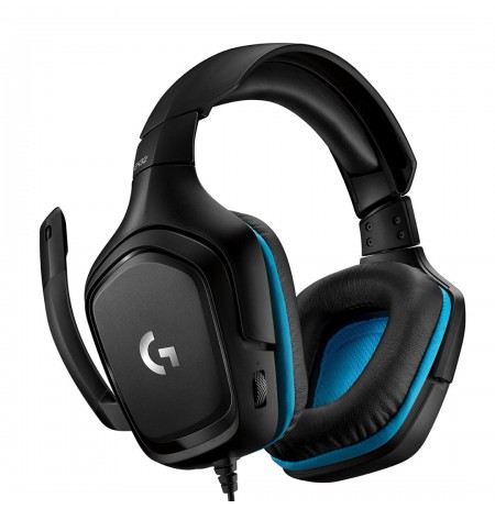 Headphones with microphone Logitech 981-000770 (black color)