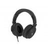 AUDICTUS VOYAGER OVER-EAR HEADPHONES WITH MICROPHONE BLACK