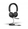Jabra Evolve2 40 SE Headset Wired Head-band Calls/Music USB Type-C Black