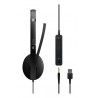 EPOS ADAPT 165T USB II Headset Wired Headband Office/Call Centre USB Type-A Black