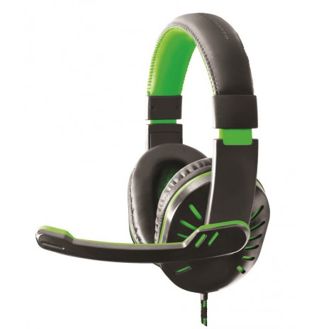 Headphones Esperanza CROW EGH330G (black and green color
