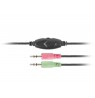 Headphones with microphone NATEC Rhea NSL-1452 (black color