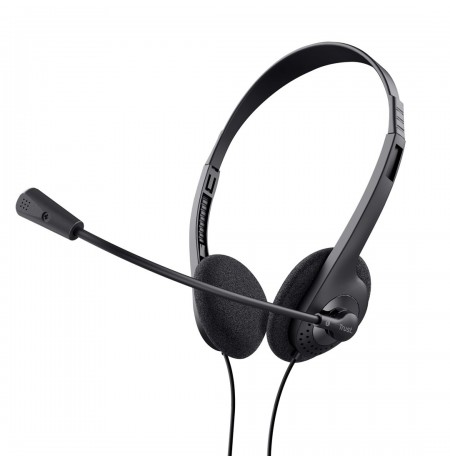 Headphones Trust Primo 21665 (black color)