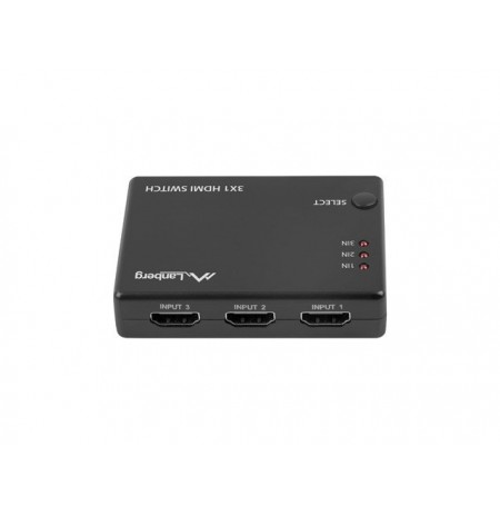 LANBERG VIDEO SWITCH 3X HDMI + PORT MICRO USB
