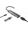 NATEC Fowler Slim Wired USB 3.2 Gen 1 (3.1 Gen 1) Type-C Black, Chrome