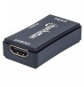 Manhattan HDMI Repeater, 4K@60Hz, Active, Boosts HDMI Signal up to 40m, Black, Three Year Warranty, Blister